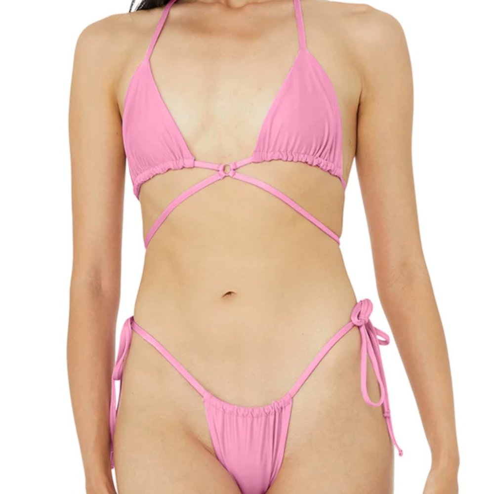 Alo yoga Bikinis Pink Swim Bikini